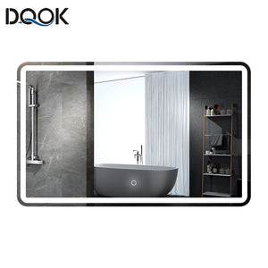 Smart Rectangular Bathroom Mirror High Quality Two Color LED Bathroom Mirror